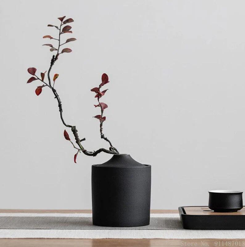 HULIANFU Stoneware ashtray with lid living room coffee table decoration Anti-ash portable ashtray Home Hotel Office Supplies/Gifts - Deanwangkt