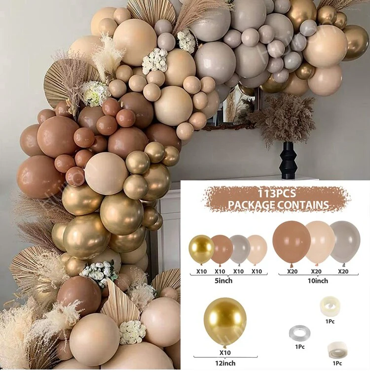 HULIANFU Macaron Pink Balloon Garland Arch Kit Wedding Birthday Party Decoration Kids Globos Rose Gold Confetti Latex Ballon Baby Shower - Deanwangkt