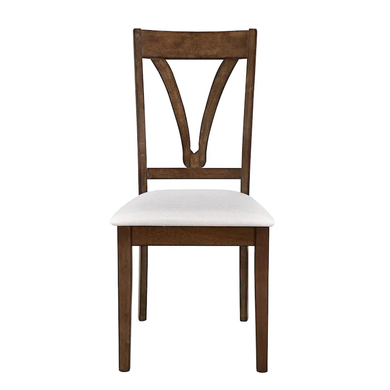 Mid-Century Wood 5-Piece Dining Table Set