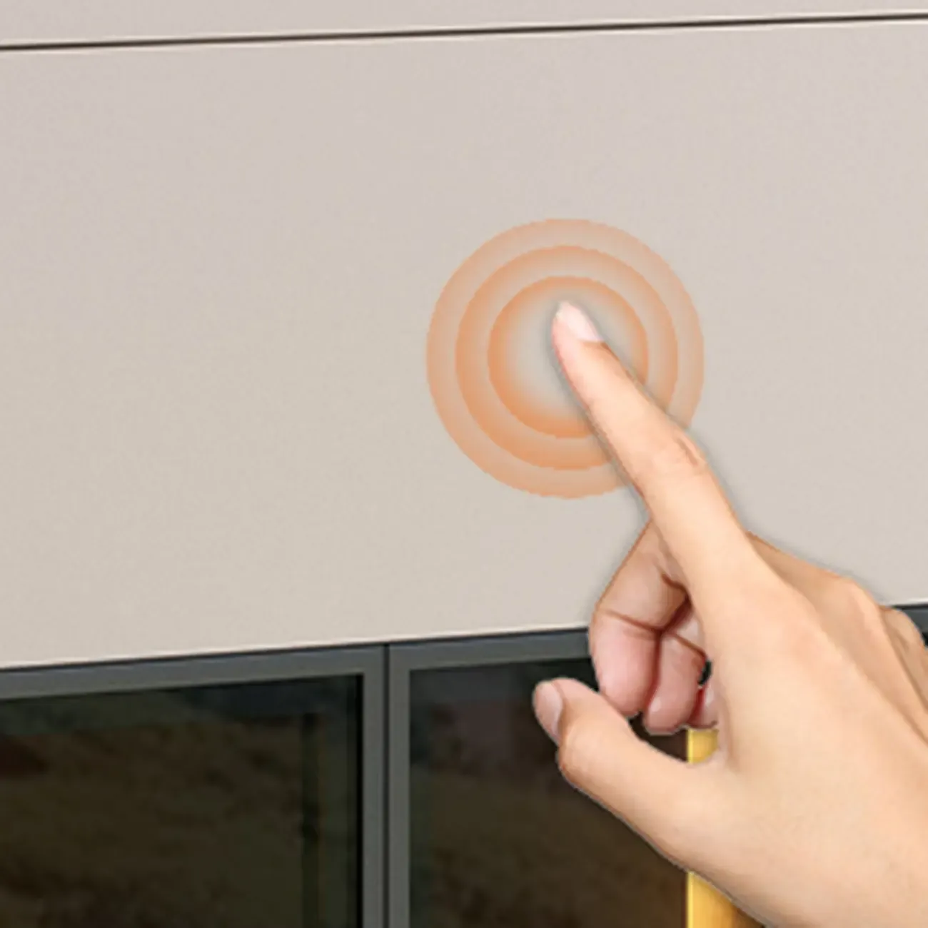 Modern Wood Buffet Sintered Stone Countertop