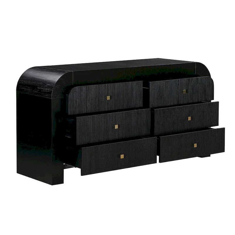 Hump 6-Drawer Dresser