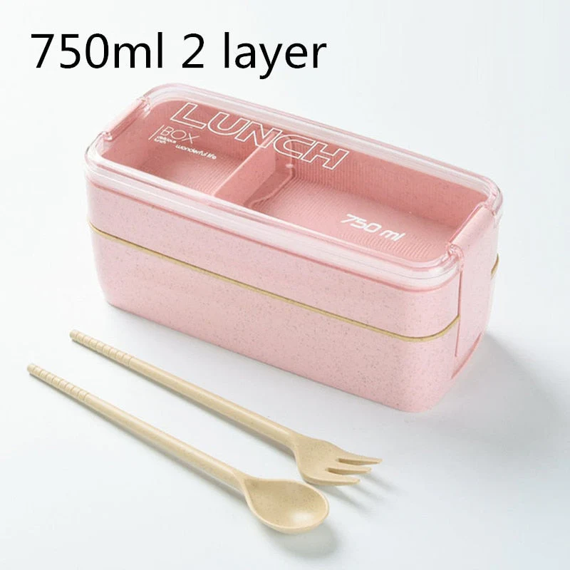 HULIANFU Lunch Box Bento Box for School Kids Office Worker 3layers Microwae Heating Lunch Container Food Storage Box - Deanwangkt
