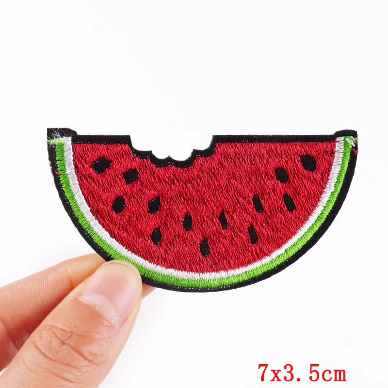 HULIANFU Mushroom Applique Embroidered Patches On Kids Clothes DIY Iron On Patches Cartoon Patches For Clothing Stickers Animal Badges - Deanwangkt