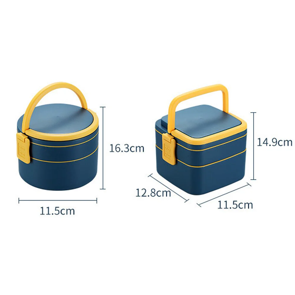 HULIANFU Thermal Lunch Box Portable Food Container With Spoon Microwave Vaccum Bowl Bento For Kids Picnic Insulated Lunch Box Three Layer - Deanwangkt