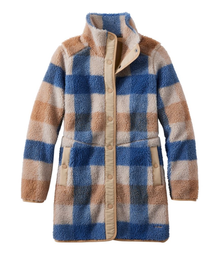 Women's Bean's Sherpa Fleece Coat, Print