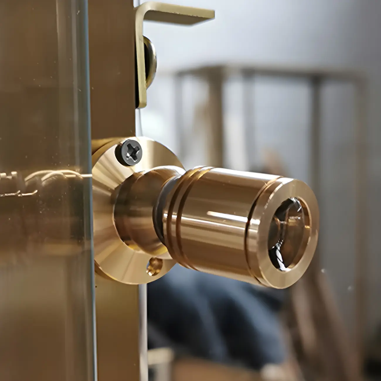 Glam Clear Glass Shelf Black Metal Frame Curio Cabinet