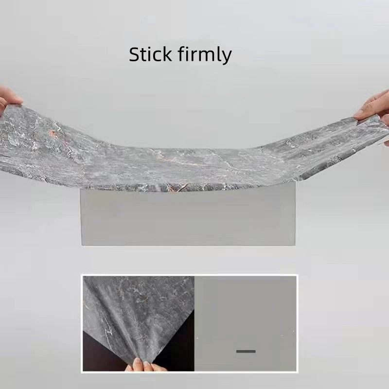 HULIANFU 2026  Vinyl Self Adhesive Waterproof Decor Paper for Home Peel and Stick Removable Thicken Wallpaper Fire Lime Marble Wall Sticker - Deanwangkt