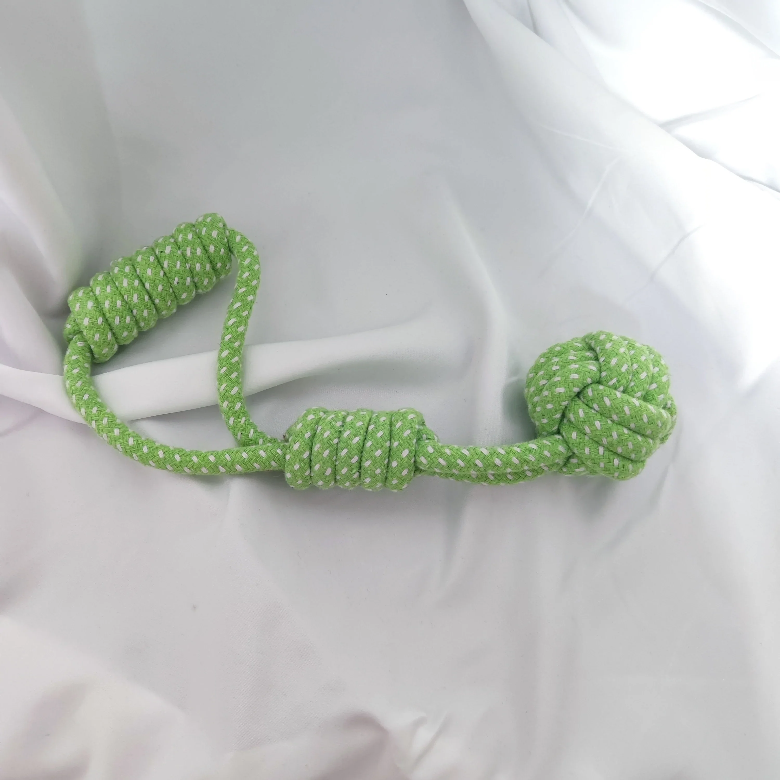 HULIANFU MZHQ 1 Solid color Cotton Rope Braided Labrador Training Molar Teeth Bite-Resistant Teeth Cleaning Dog Pet Toy Ball Dog Supplies - Deanwangkt