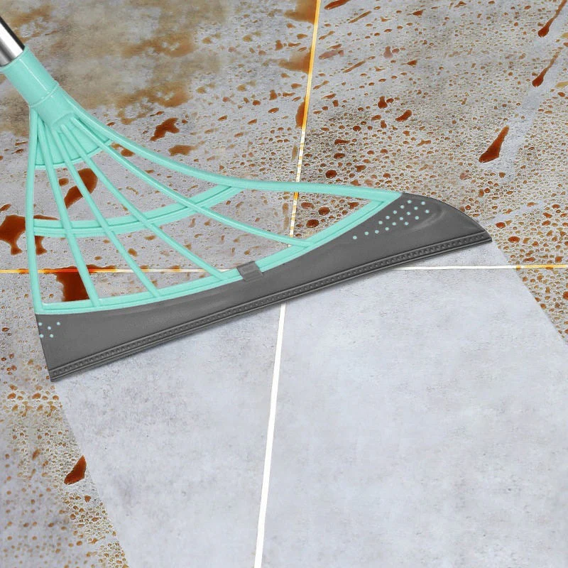 HULIANFU Magic Broom Rubber Hand Push Sweeper Floor Wiper Squeegee for Floor Cleaning Floor Squeegee Sweeping Brush Pet Hair Broom - Deanwangkt