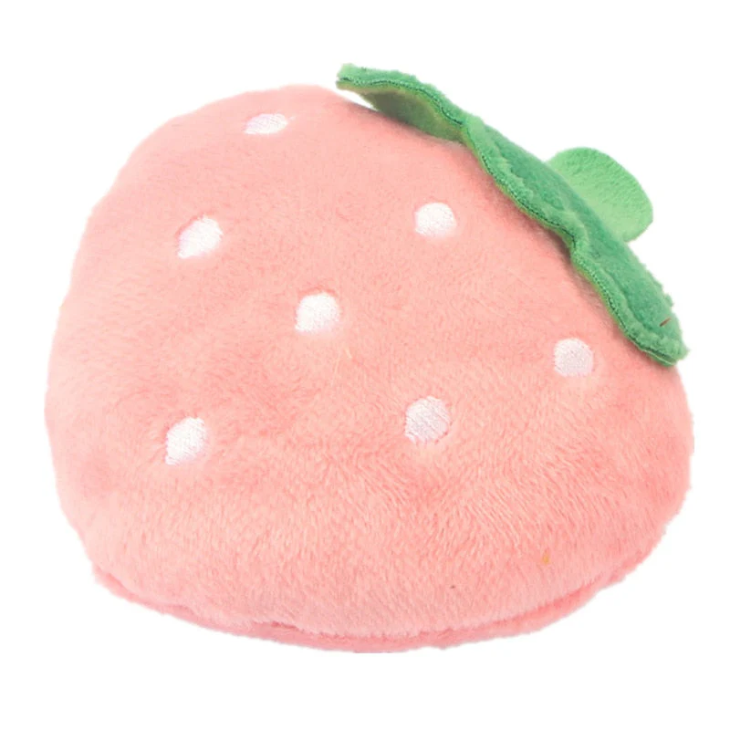 HULIANFU Pet Toys Plush Squeaky Toy Bite-Resistant Clean Dog Chew Puppy Training Toy Soft Banana Bone Vegetable Fruit Pet Supplies - Deanwangkt