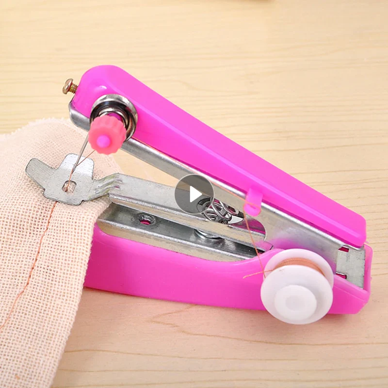 HULIANFU Mini Sewing Machines Needlework Cordless Hand-Held Clothes Useful Portable Sewing Machines Handwork Tools Sewing Accessories - Deanwangkt