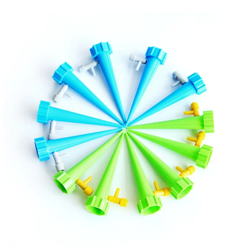 HULIANFU New 12PCS Drip Irrigation System Automatic Watering Spike for Plants Garden Watering System Irrigation System Greenhouse - Deanwangkt