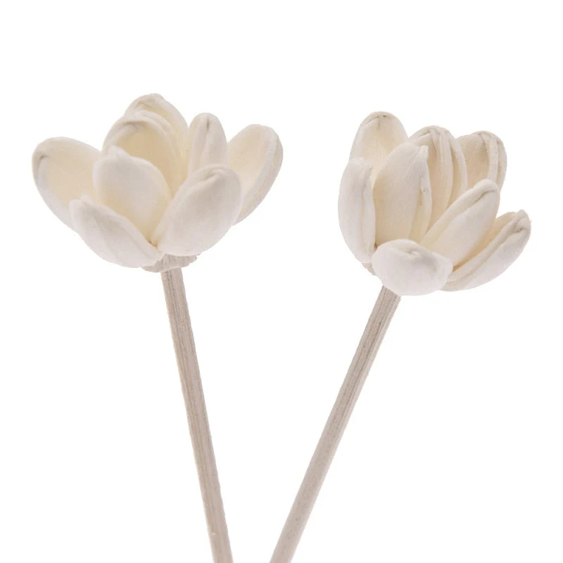 HULIANFU Primary Color Flower Shape No Fire Aromatherapy Rattan For Reed Diffuser Replacement Sticks Home Bathroom Decoration - Deanwangkt