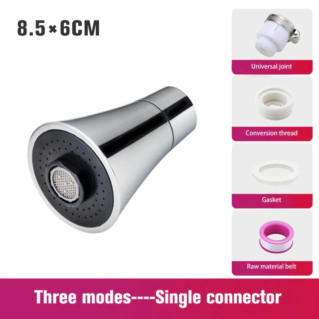 HULIANFU Universal Kitchen Water Faucet Adjustable Pressure 360 Degree Rotating Water Tap Head  Water Saving Shower Faucet Nozzle Adapter - Deanwangkt