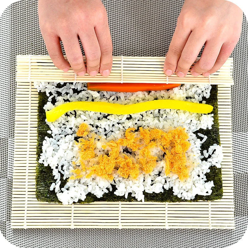 HULIANFU Sushi Maker Roller Rice Mold Bazooka Vegetable Meat Rolling Tool DIY Sushi Making Machine Kitchen Accessories Sushi Tool - Deanwangkt