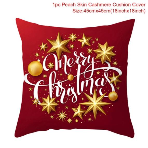 HULIANFU Santa pillowcase Happy New Year 2026  Xmas Gifts  Christmas Decor For Home Merry Christmas Ornament Navidad Natal Xmas Gifts - Deanwangkt