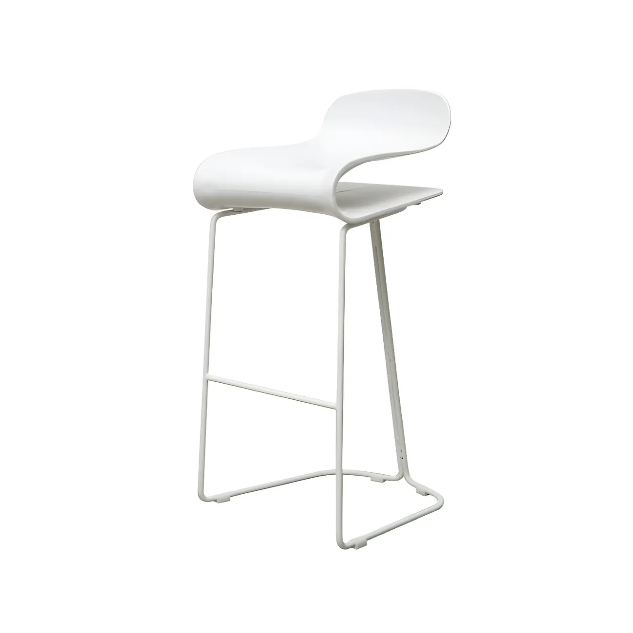 Acrylic Sleek Durable Backless Counter Height Bar Stool