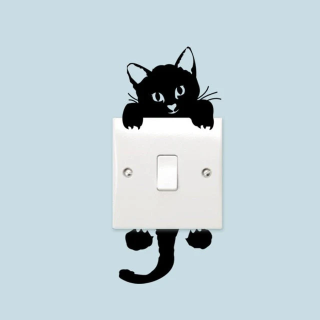 HULIANFU 2026  3D Lovely Pet Self-adhesive Wallpaper Children Living Room Bathroom Toilet Decals Mural Tattoo - Deanwangkt