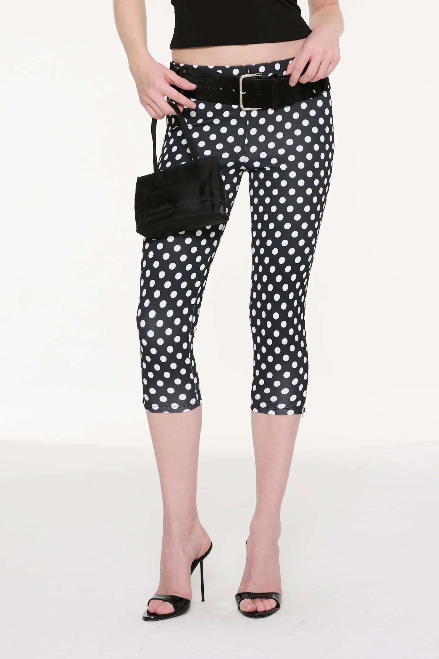 CARLA CAPRI - BLACK AND WHITE POLKA DOT