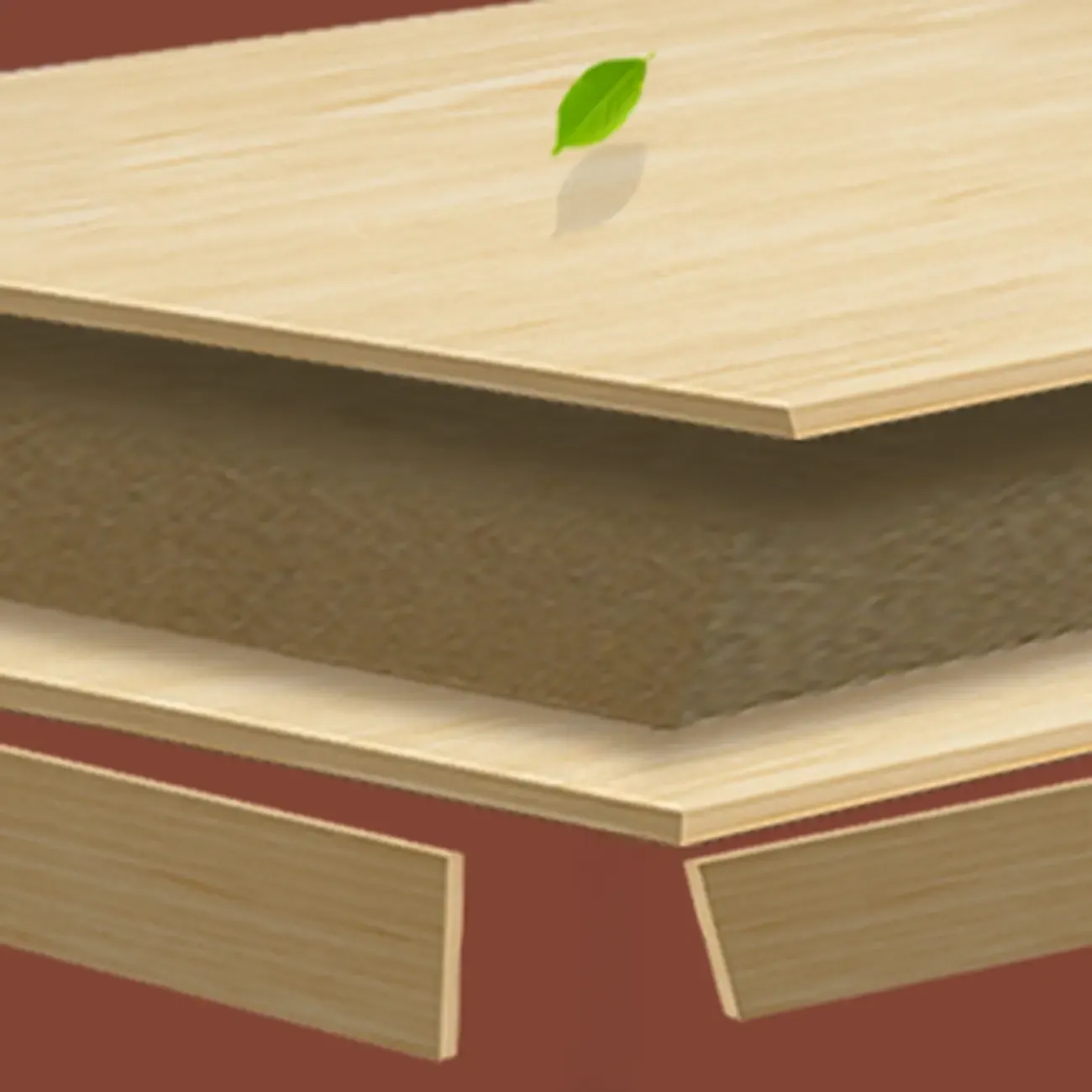 Wood Tree-shaped Vertical Open Back Display Bookcase