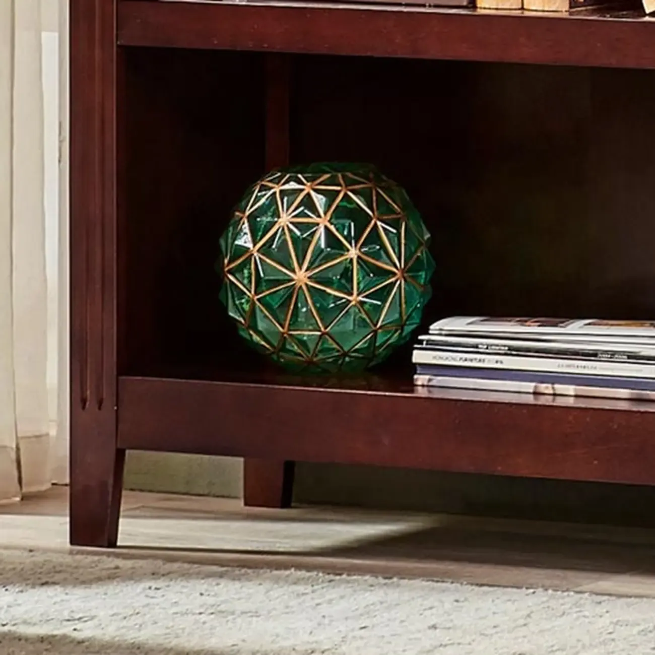 Classic Birch Wood 5-Tier Vertical Barrister Bookcase