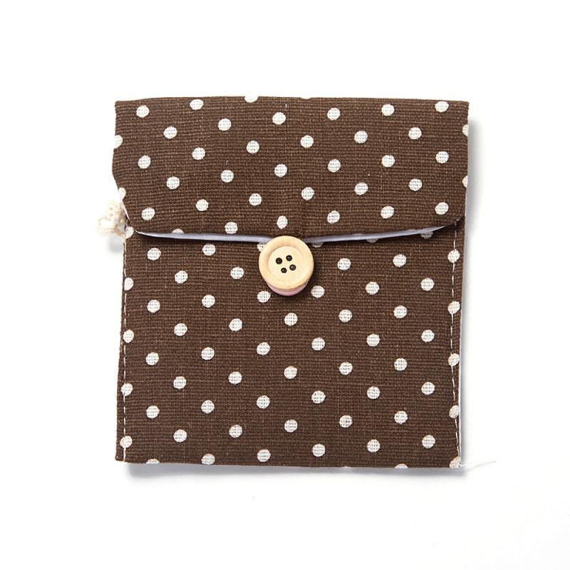 HULIANFU Waterproof Tampon Storage Bag Cute Sanitary Pad Pouches Portable Makeup Lipstick Key Earphone Data Cables Organizer Home Storage - Deanwangkt