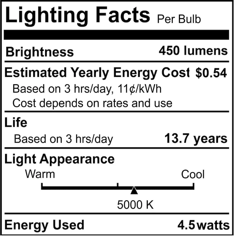 Bulbrite LED Filament Pack of (4) 4.5 Watt Dimmable T6 Light Bulbs with a Milky Finish and Candelabra (E12) Base