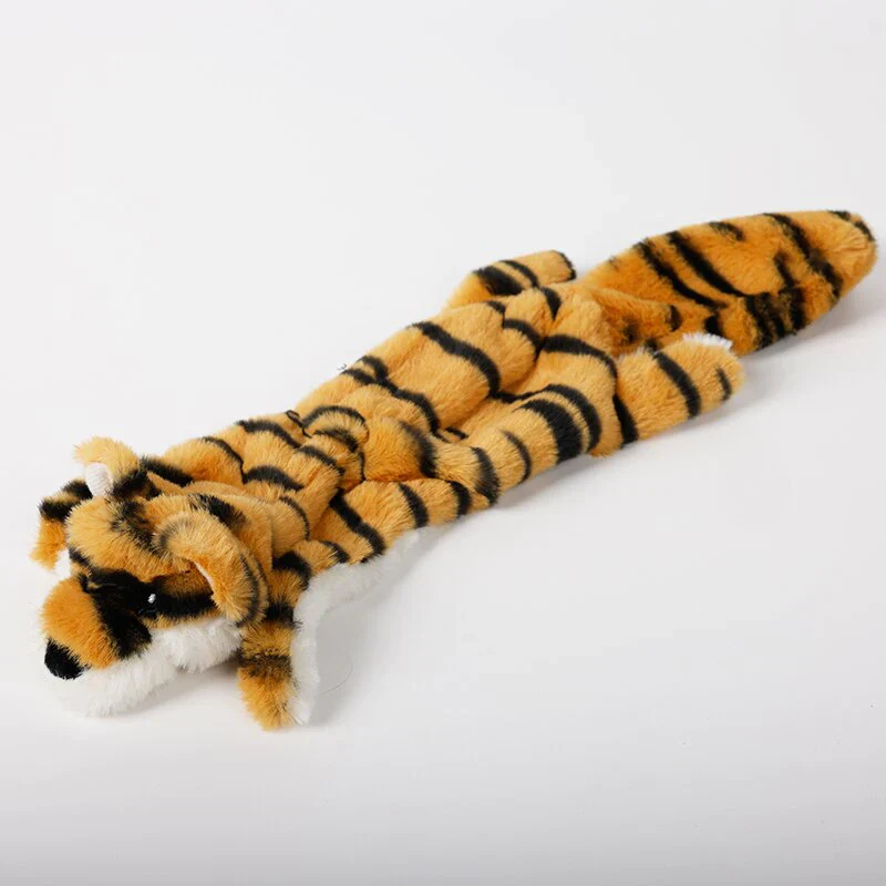 HULIANFU New Cute Plush Toys Squeak Pet Wolf Rabbit Animal Plush Toy Dog Chew Squeaky Whistling Involved Squirrel Dog Toys - Deanwangkt
