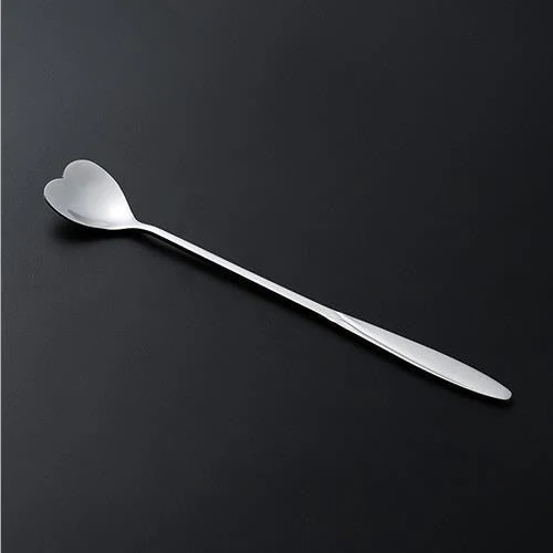 HULIANFU Tea Coffee Mixing Spoon Gold Spoon Long Handle Dessert Stainless Steel Vintage Teaspoons Drink Tableware Flowers Design 1PCS - Deanwangkt