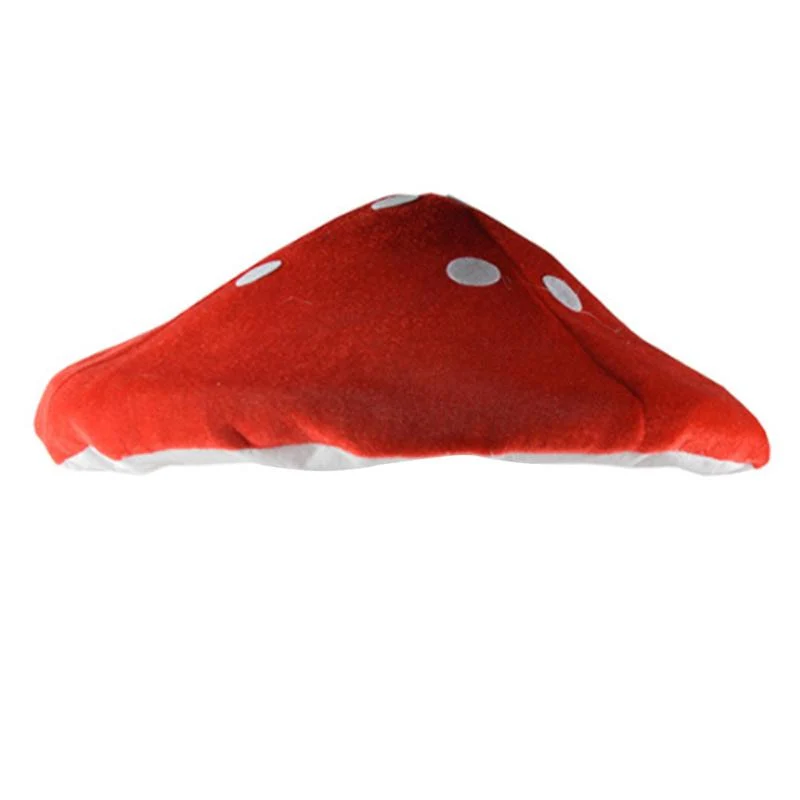 HULIANFU Red Mushroom Hat Toad Hat Mushroom Costume Party Funny Decoration Hat For Kids Funny Hats For Children Shooting (White And Red) - Deanwangkt
