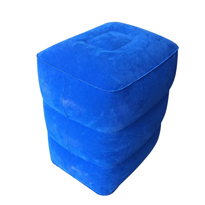 HULIANFU PVC Kids Flight Sleeping Footrest Pillow Resting Pillow On Airplane Car Bus Pillow Inflatable Travel Foot rest Pillow Foot Pad - Deanwangkt