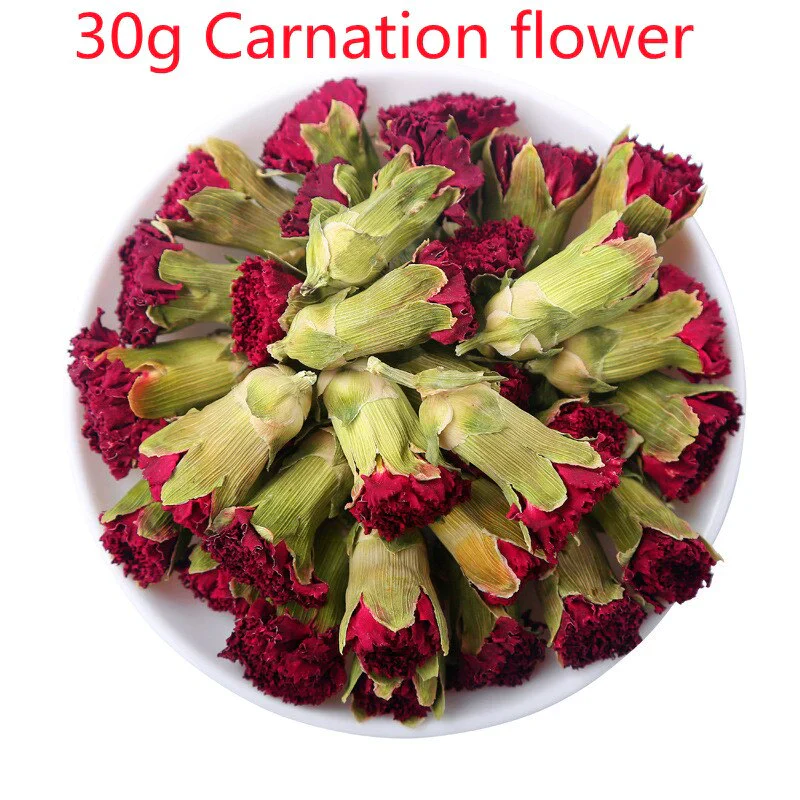 HULIANFU Mini Natural Dried Flowers Organic Carnation Bud Flower Kitchen Decor Wedding Party Decoration DIY Air Refreshing - Deanwangkt