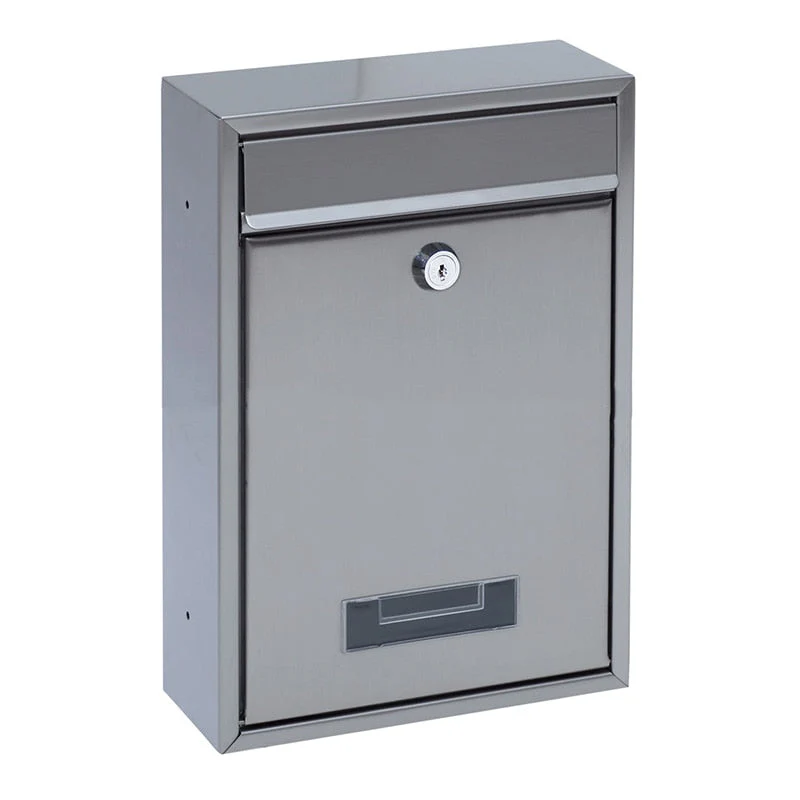 HULIANFU Mailbox Outdoor Wall Mount Security Locking Mailbox Letter Box for Home Garden Decoration Letter Newspaper Magazine Post Box - Deanwangkt