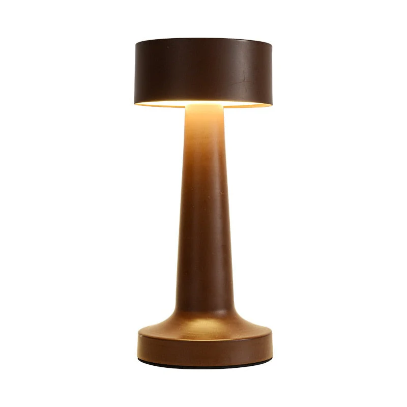 HULIANFU Retro Bar Coffee Table Lamp LED Desktop Night Light Rechargeable Touch Sensor Wireless Restaurant Bedroom Decor Lighting Fixture - Deanwangkt