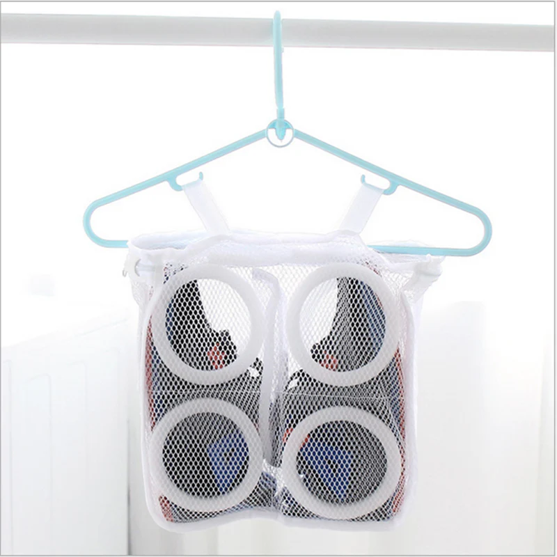 HULIANFU Washing Machine Shoes Bag Travel Clothes Storage Bag Portable Laundry Bags Underwear Sock Bra Protective Net Mesh Cleaning Tools - Deanwangkt