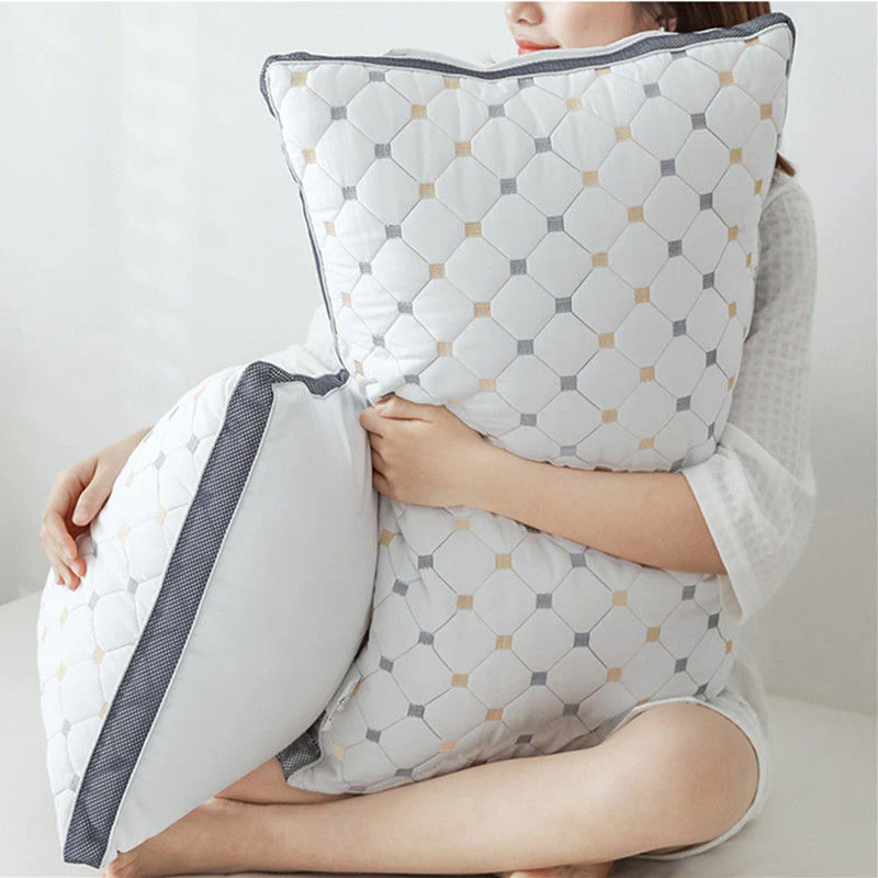 HULIANFU Pillow for Sleeping For couple Comfort Buy Neck Foam Sleep Cervical For Bedroom Big Decorative Pillows For Bed For Home Soft - Deanwangkt