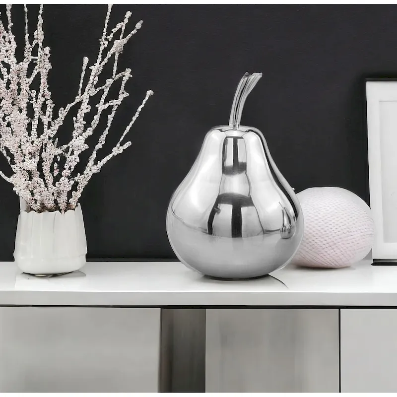 6  x 6  x 11  Buffed Polished Pear