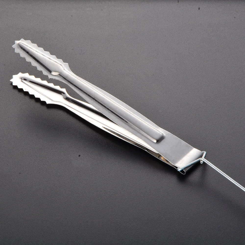 HULIANFU Metal Shisha Hookah Charcoal Tongs Tweezers Tobacco Tongs Water Pipe Sheesha Chicha Narguile Charcoal Tongs Shisha Hookah Tool - Deanwangkt