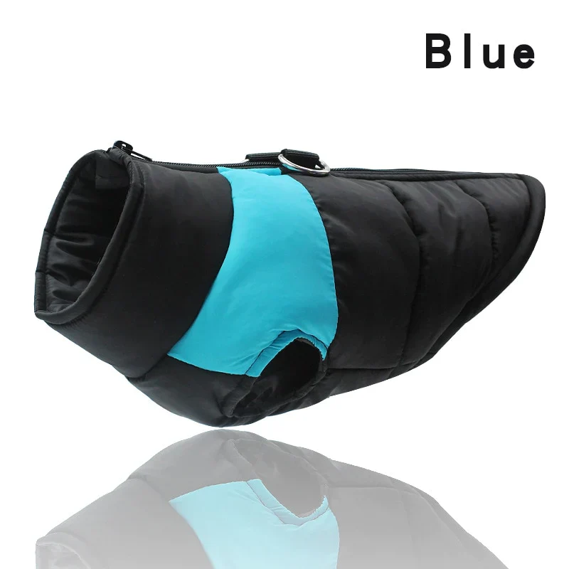HULIANFU New Waterproof Big Dog Vest Jacket Winter Warm Pet Dog Clothes For Small Large Dogs Puppy Pug Coat Dogs Pets Clothing 4XL 5XL - Deanwangkt