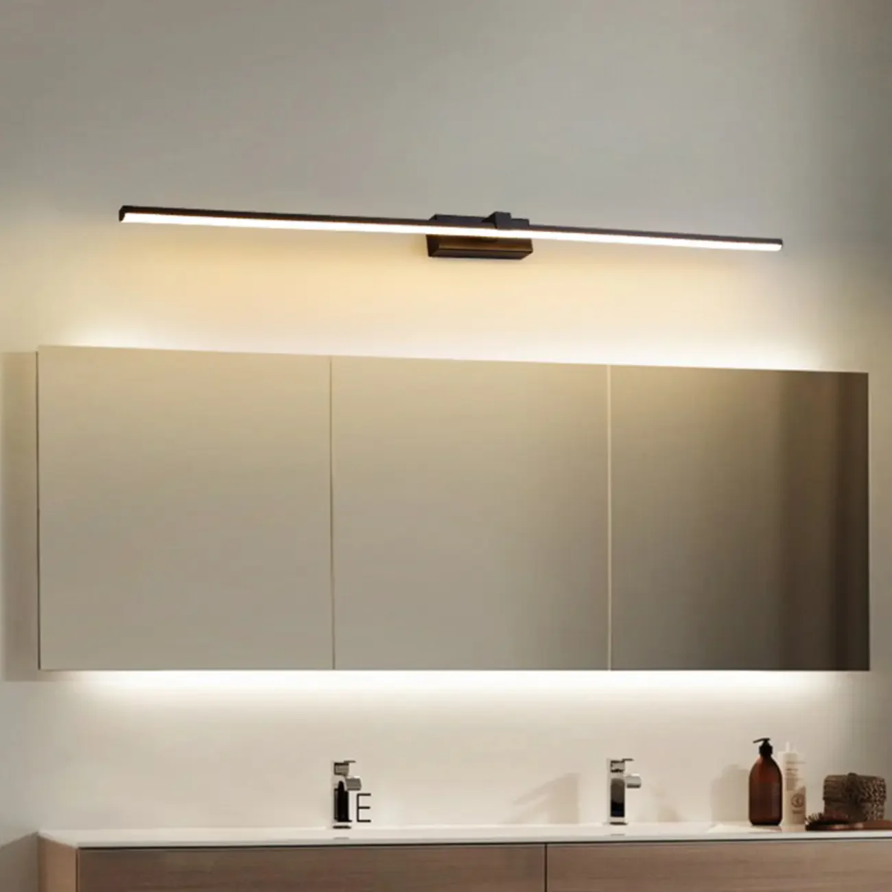 Bathroom Long Linear Silica Gel Vanity Light Fixture