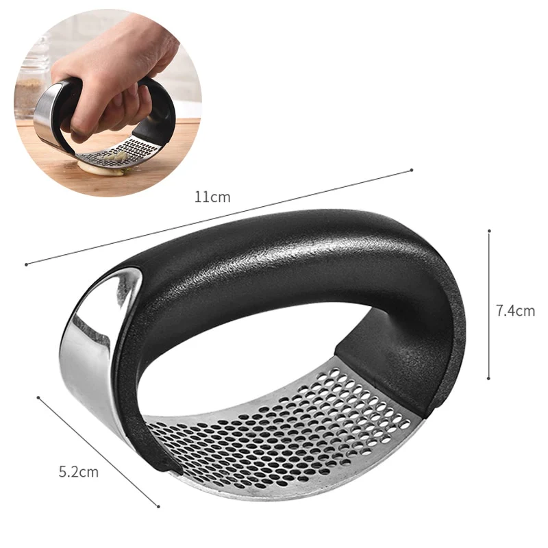 HULIANFU Multi-function Garlic Grinding Chopper Manual Garlic Press Food Vegetables Cutter Meat Grinders Kitchen Gadgets pepper corn - Deanwangkt