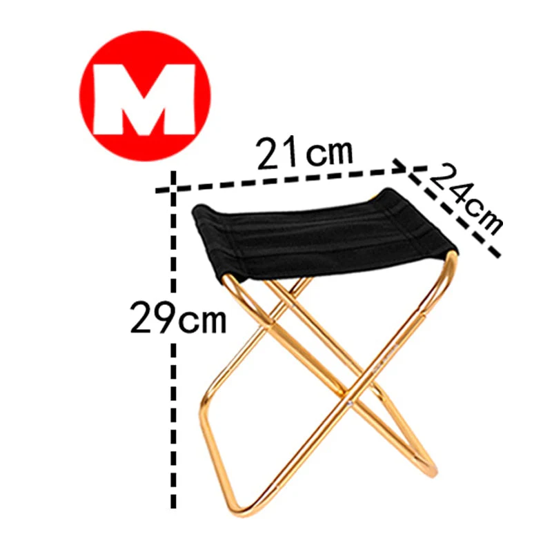 HULIANFU Ultralight Folding Chair Picnic Camping Chair Travel Foldable Aluminium Durable Portable Fishing Seat Outdoor Travel Furniture - Deanwangkt