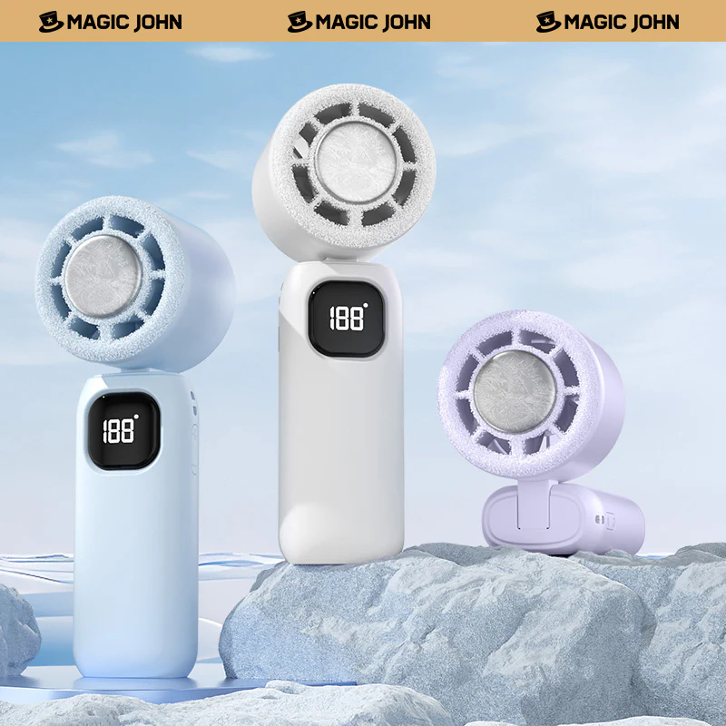 MAGIC JOHN Handheld Fan with Superconducting Tech