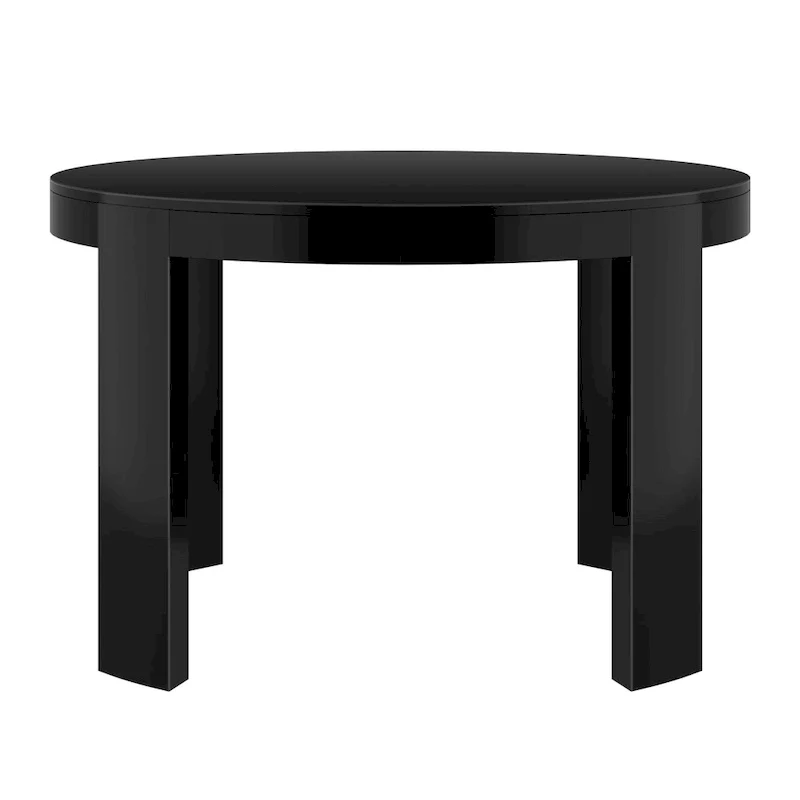 Contour Solid Wood Round Dining Table - 47