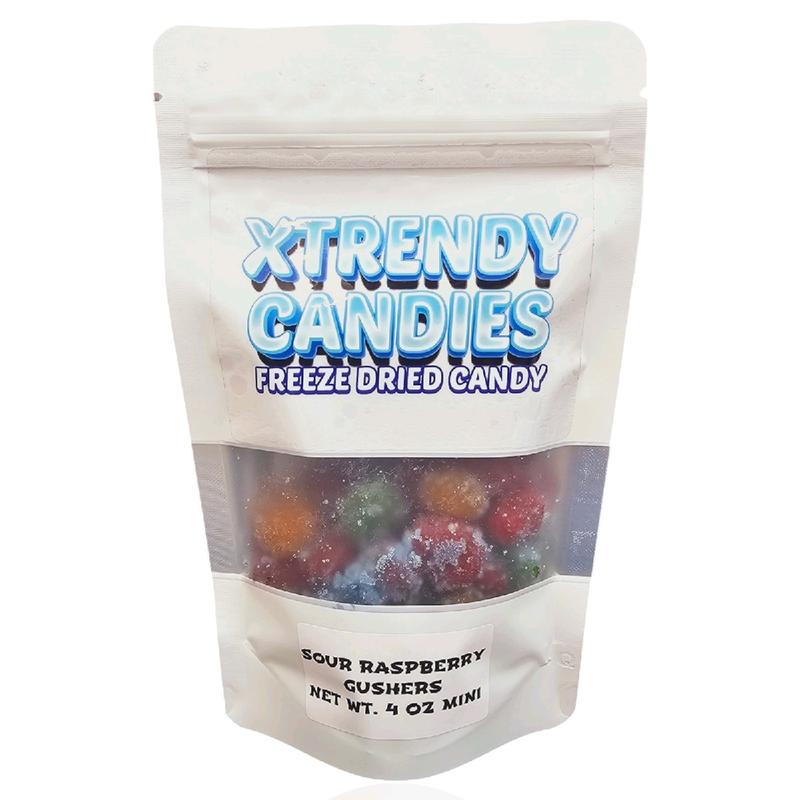 Xtrendy Candies Best Sour Raspberry Gushers - Trending Snack on Tiktok - Candy