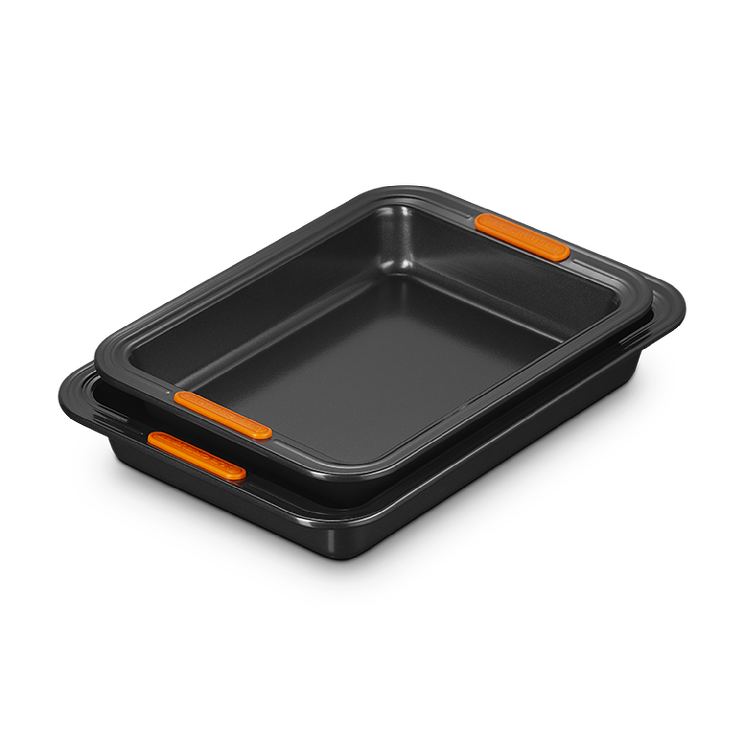 Non-stick Metal Bakeware 2-Piece Rectangular Cake Pan Set