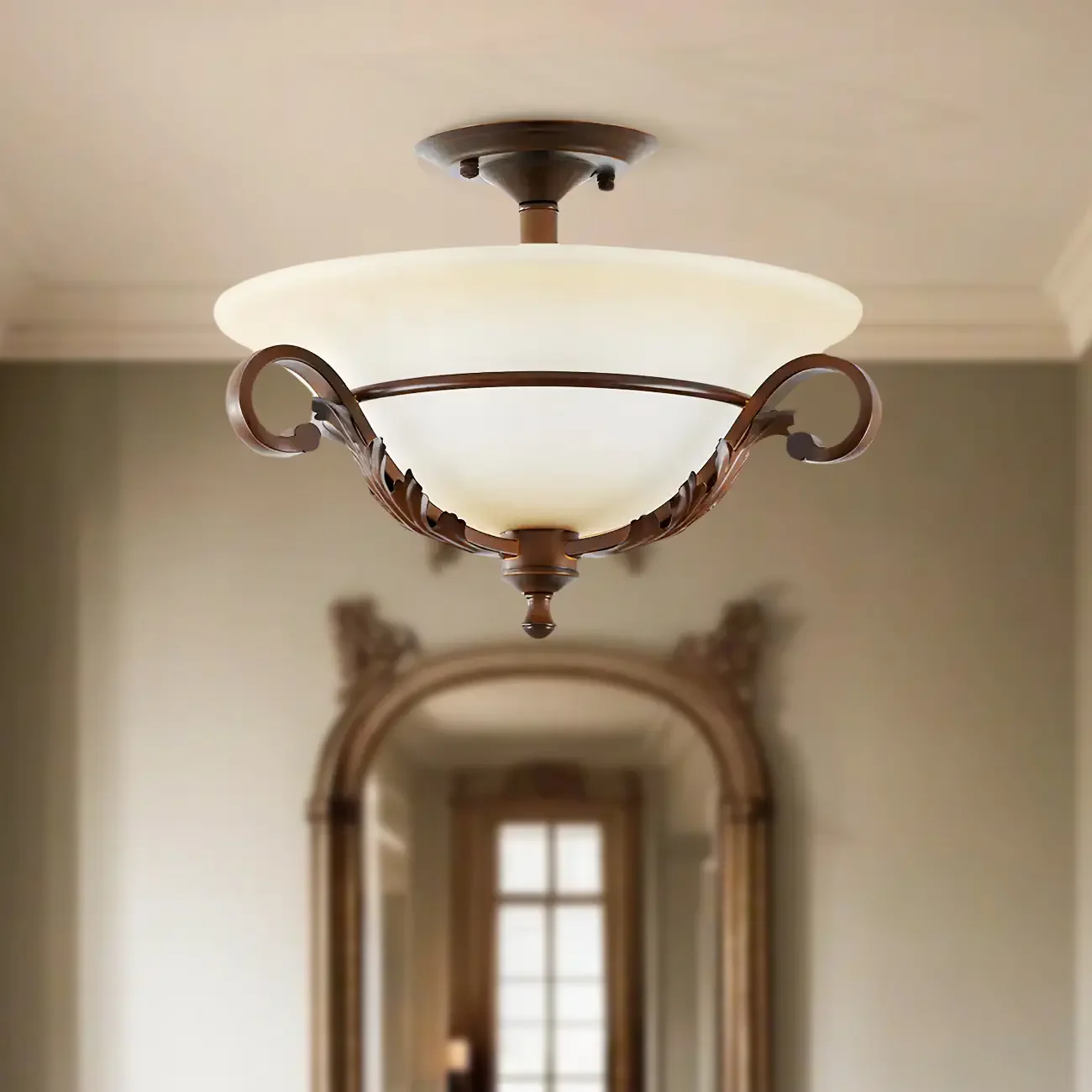 Contemporary 3-Light Ceiling Lamp for Living Room Decor