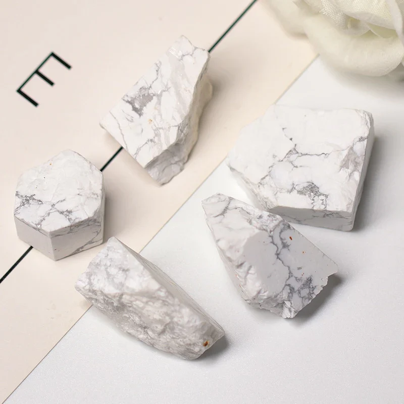HULIANFU Natural Crystal Quartz Coarse Mineral Specimen, Rose Crystal, Irregular Shape, Rough Rock, Reiki Healing Stone Home Decoration - Deanwangkt