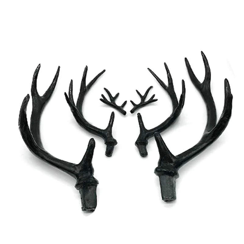 HULIANFU 2026  2018 Hot Simulation Black Antler Headdress DIY Accessories Material Headband Cute Christmas Decoration Photo Photography Props - Deanwangkt