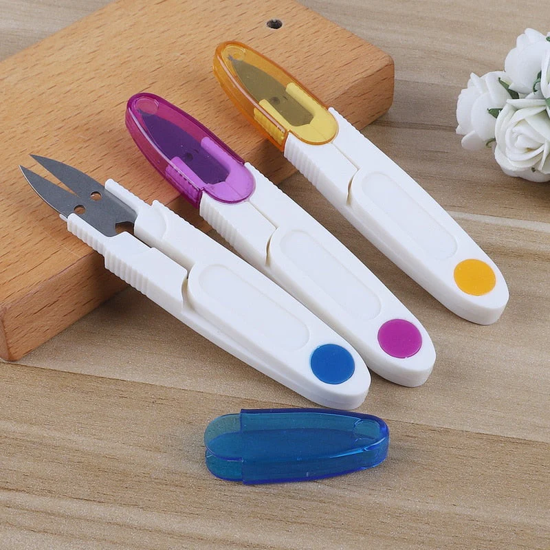 HULIANFU Vintage Stainless Steel Tailor Yarn Trim Cut cross stitch Scissor fabric Needlework Embroidery Thread knitting tool Sewing Tool - Deanwangkt